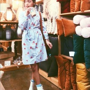 Floral long sleeve dress